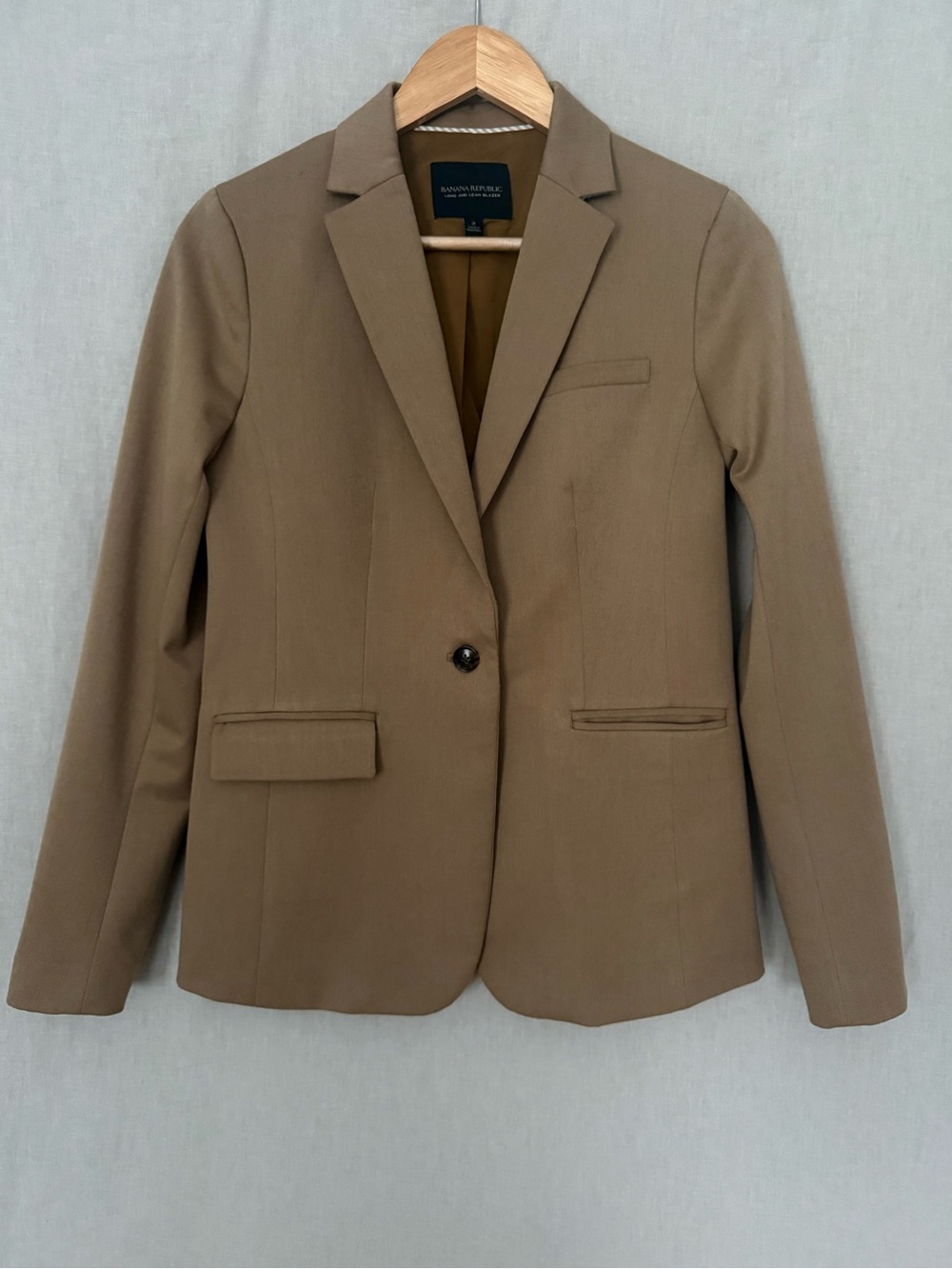 Banana Republic Women's Camel Brown Tailored Blazer